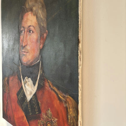 Remarkable Portrait Oil Painting "Royal Commander" Marvelous French Artwork - HollandArtShop