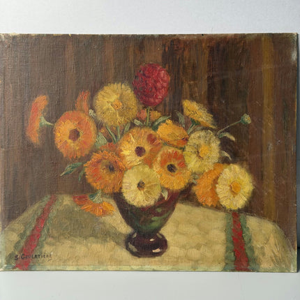 Classic Floral Still Life Oil Painting "Flower Vase" Detailed Art Holland Art Shop