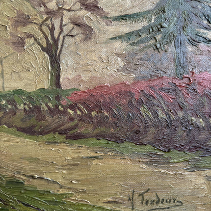 Rustic Landscape Oil Painting "Country House" Refined Artwork Holland Art Shop