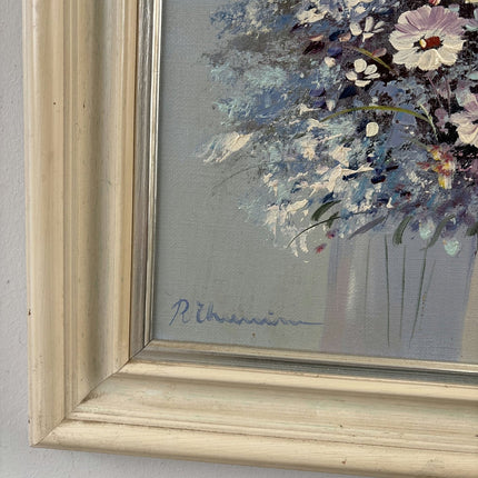 Striking Oil Painting Flowery Still Life "Floral Arrangement" Medium Art - HollandArtShop