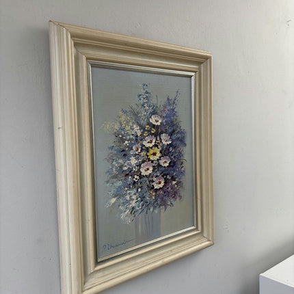 Striking Oil Painting Flowery Still Life "Floral Arrangement" Medium Art - HollandArtShop
