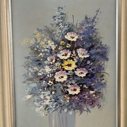 Striking Oil Painting Flowery Still Life "Floral Arrangement" Medium Art - HollandArtShop
