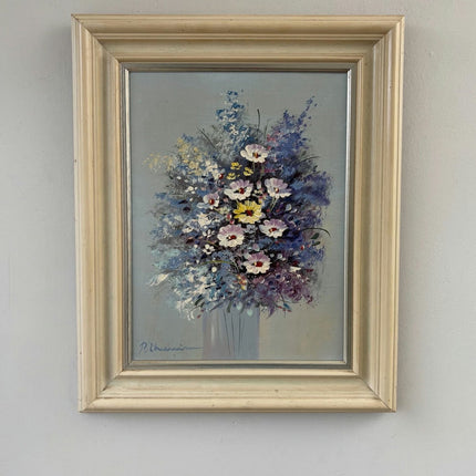Striking Oil Painting Flowery Still Life "Floral Arrangement" Medium Art - HollandArtShop