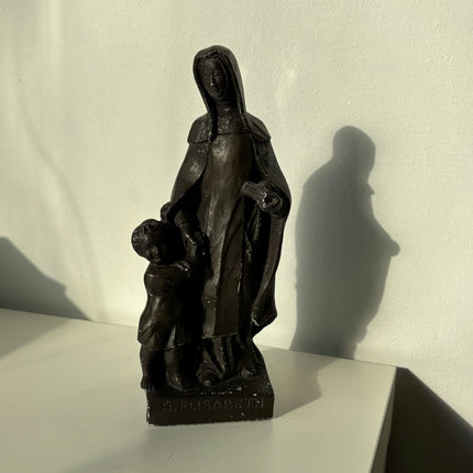 Striking Religious Sculpture "St Elisabeth " Casteren Netherlands Artwork - HollandArtShop