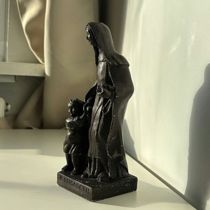Striking Religious Sculpture "St Elisabeth " Casteren Netherlands Artwork - HollandArtShop