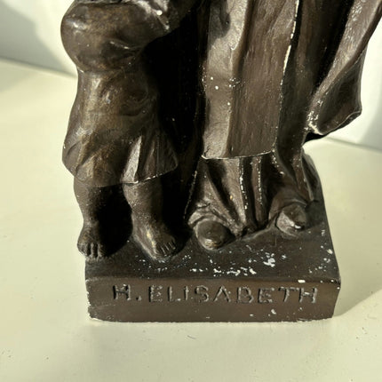 Striking Religious Sculpture "St Elisabeth " Casteren Netherlands Artwork - HollandArtShop
