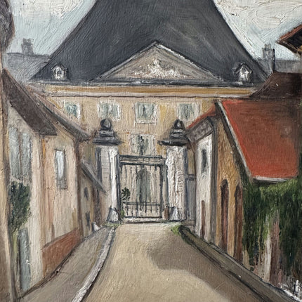 Vintage Cityscape Oil Painting "Narrow Street" Timeless Art Holland Art Shop