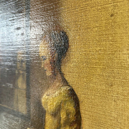 Traditional Oil Painting "Window Reflection" Fine Medium Art - HollandArtShop
