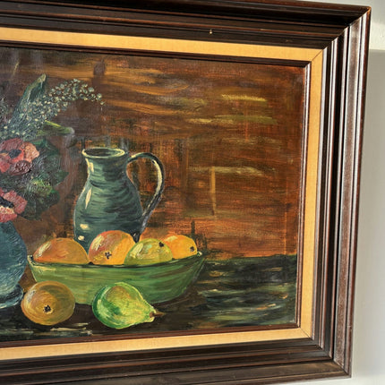 Traditional Still Life Oil Painting "Vase Of Flowers" Striking Large Artwork - HollandArtShop