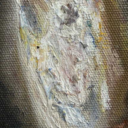 Refined Religious  Oil Painting "Woman Holding" Timeless Small Artwork Holland Art Shop