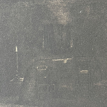Vintage Interior Etching "Weeping Widow" Traditional Small Artwork - HollandArtShop