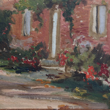 Authentic Landscape Oil Painting "Country Road" Elegant Small Art Holland Art Shop