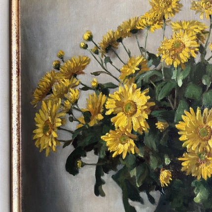 Willy Fleur (1888 - 1967) Original Oil Painting Floral Still Life Signed - HollandArtShop