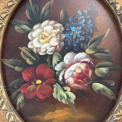 Wonderful Oil Painting Flowery Still Life "Floral Arrangement" Small Artwork - Holland Art Shop
