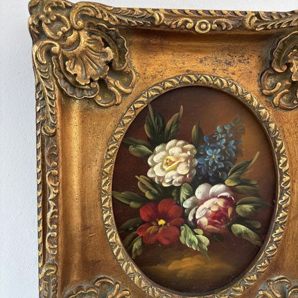 Wonderful Oil Painting Flowery Still Life "Floral Arrangement" Small Artwork - Holland Art Shop