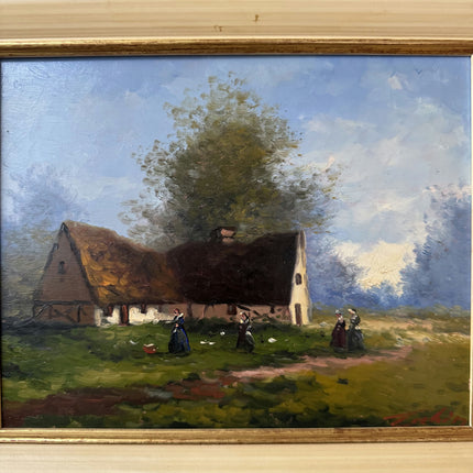 Classic Landscape Oil Painting "Gilded Frame" Timeless Artwork Holland Art Shop
